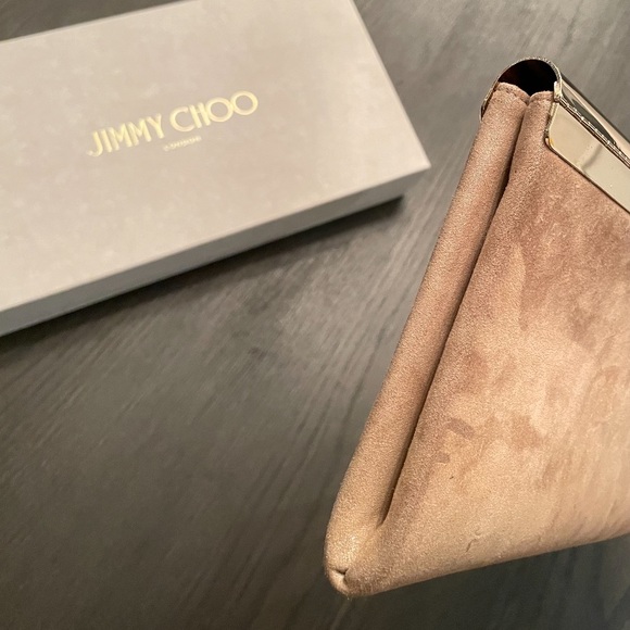 Jimmy Choo Gold Evening Clutch - Picture 3 of 5